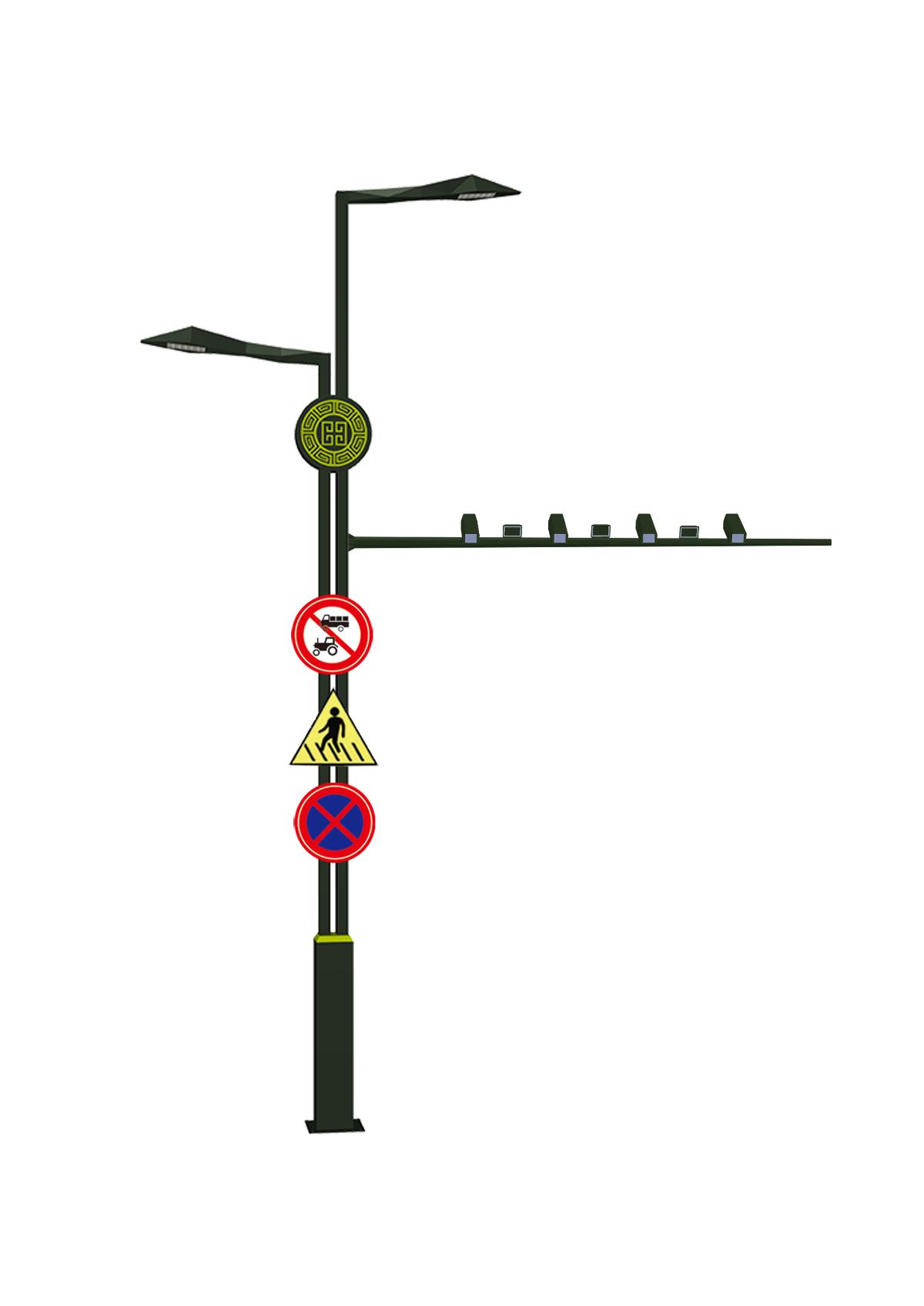 圓翔共杆—共杆 圓翔共杆—共杆